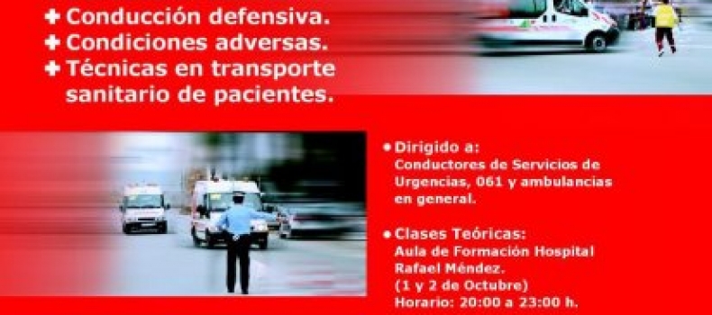 CURSO DE CONDUCCION DE AMBULANCIAS